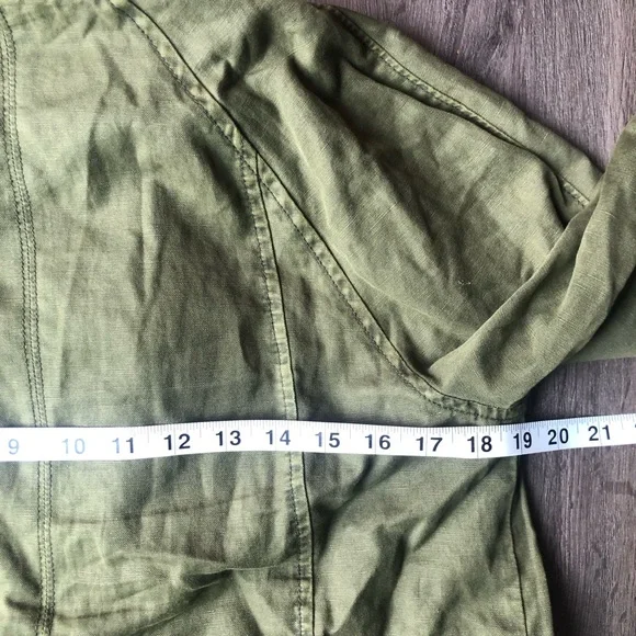 Anthropologie x Hei Hei Military Jacket Women’s Small Army Green Utility Lace - Picture 11 of 15